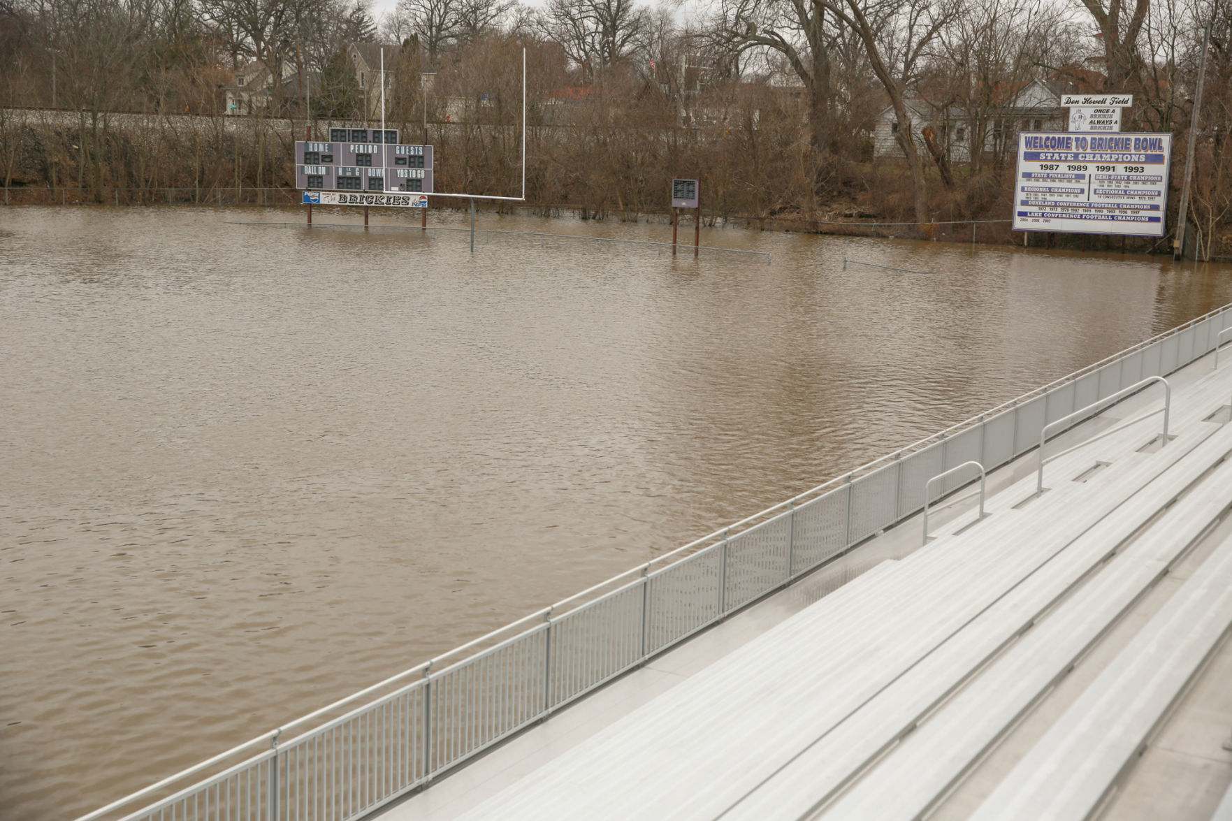 Brickie Bowl under water